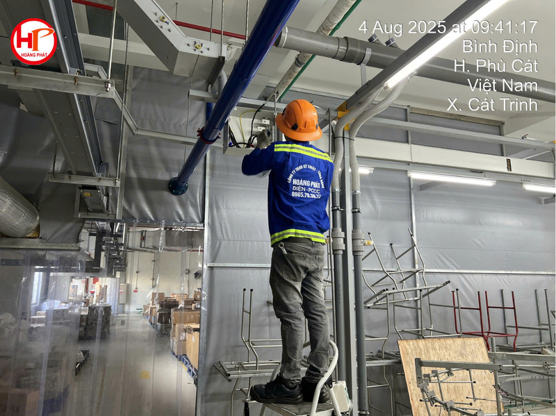 Hình ảnh thi công thực tế các công trình - Nhà Thầu Cơ Điện Hoàng Phát - Công Ty TNHH Kỹ Thuật - Công Nghệ Hoàng Phát